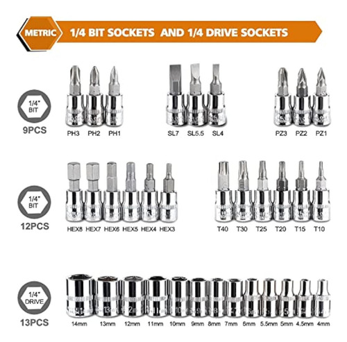 Wd 46pcs Juego De Herramientas De Reparación De Automóviles