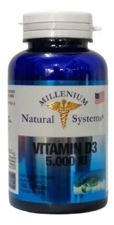 Vitamina D3 (5000iu) X100 Capsulas - Unidad a $280