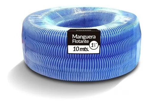 comprar Manguera Flotante Piletas Piscinas Vulcano De 1 1\u002F2 X 10 Mts