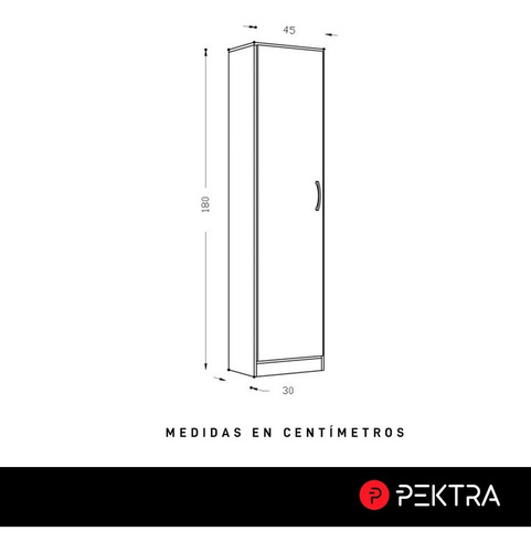 Imagen 4 de 8 de Armario Mueble Organizador Melamina Despensero 180 Cm Blanco