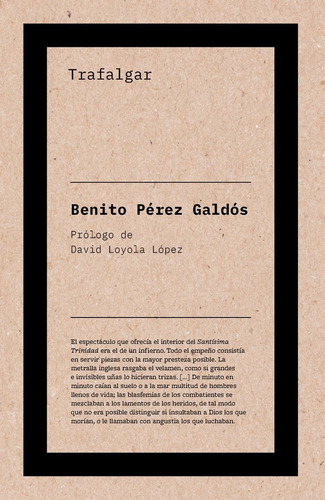 Trafalgar, de Perez Galdos, Benito. Editorial Biblioteca Nueva, tapa blanda en español