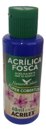Tinta Acrílica Fosca Azul Intenso - 578 - Acrilex - 60ml