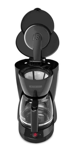 Imagen 2 de 3 de Cafetera Black+Decker CM0941B semi automática negra de filtro 120V