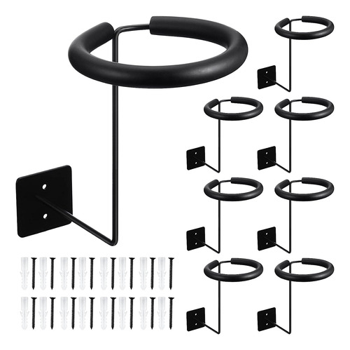 Soportes De Casco Negros Montados Pared Accesorios De M...