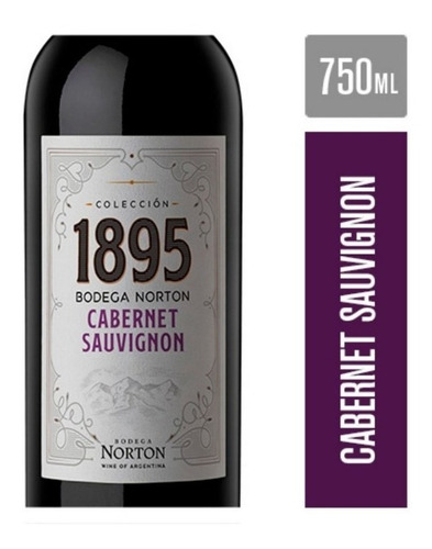 Norton Colección 1895 Vino Cabernet Sauvignon Caja X6u 750ml