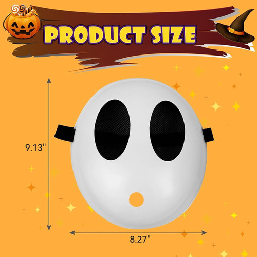 Máscara De Niño Tímido De Halloween