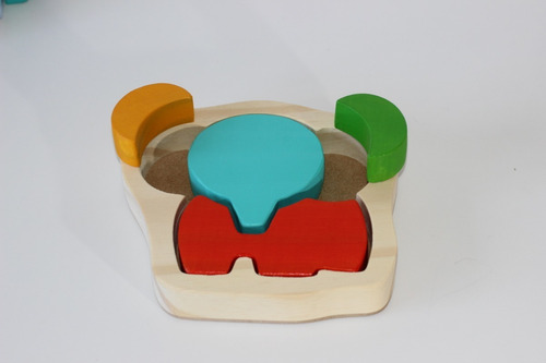 Imagen 2 de 4 de Juguete Bebe Estimulación Puzzle Elefante 18 A 24 Meses