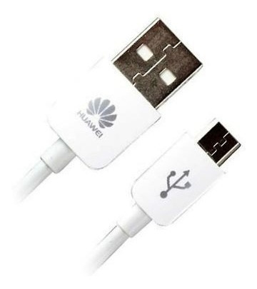 Cable De Datos Usb- Micro Usb Huawei Blanco 1 Metro