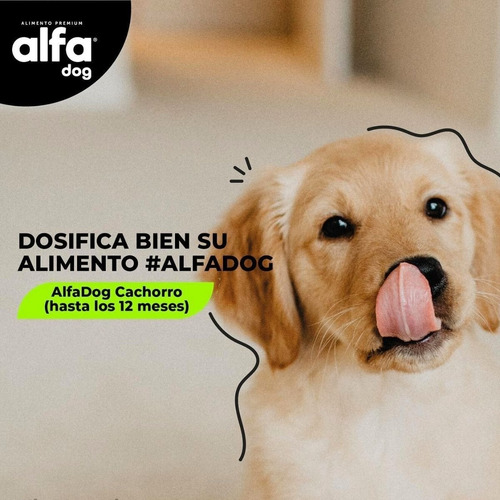 Alimento Alfa Dog Cachorro 3kg Premium Mascotas Perro