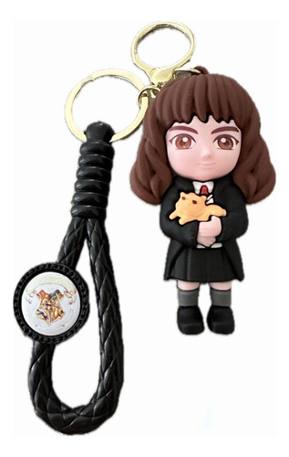 Llavero Harry Potter Grande Pvc Harry Ron Hermione Dobby