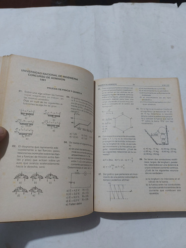 Libro De Examenes De Admision Uni 85 Al 98 (Usado)