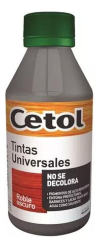 Tinta Madera Cetol Universal Todos Colores X6 240cm3