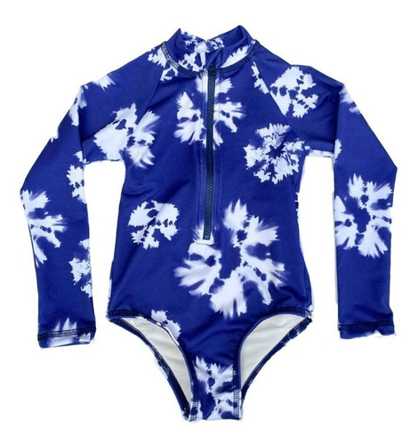 Traje De Baño Manga Larga Uv Niñas Güima Batic