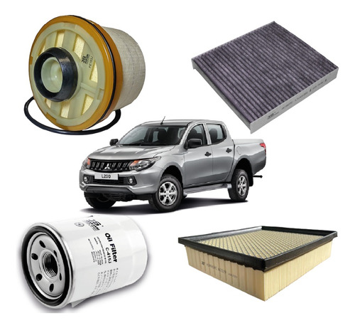 Kit Filtro Aceite, Petróleo, Polen Mitsubishi L200 2016-2022