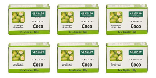 Sabonete Granado 100g Coco-kit C/6un