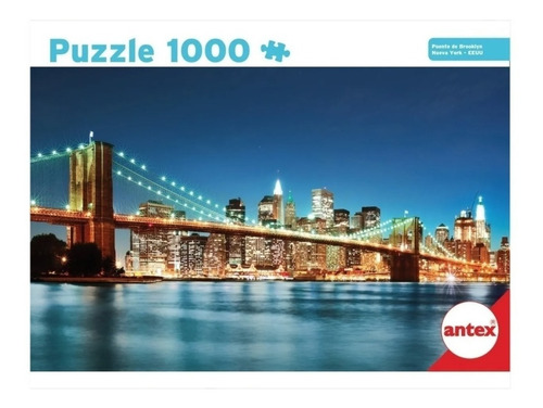 Imagen 1 de 1 de Rompecabezas Antex Nueva York 3061 de 1000 piezas
