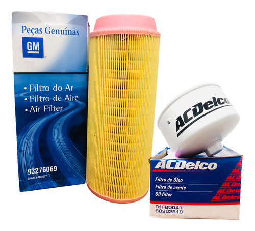 Combo 2 Filtros Aceite Aire  Chevrolet S10 Mwm 2006 A 2011