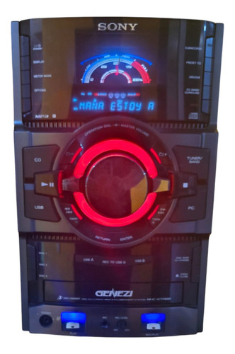 Sistema De Componente Marca Sony Genezi Negro 15100 W