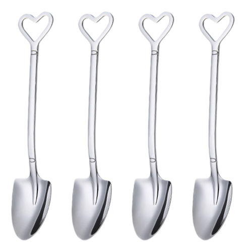 4 Cucharas Con Forma De , Cuchara Para Café, Té, Utensilio