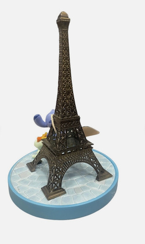 Stitch Estatua Con La Torre Eiffel Disneyland Paris Disney