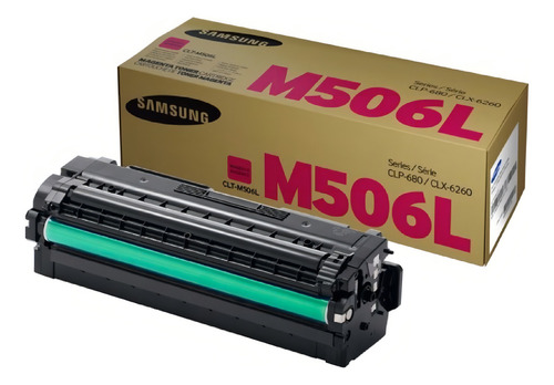 Toner Samsung 506l 506 Clt-m506l 680 Clp680 6250 Clx6260 Tinta Magenta