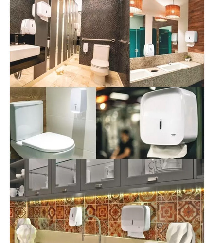 Saboneteira Toalheiro P/ Papel Porta Papel Higiênico Invoq