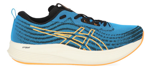 Zapatillas Running Asics Evoride Speed Hombre En Azul Y Nara