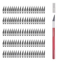 Comprar Cutter Para Corte Exacto 100 Pcs Cuchilla Navaja Repuestos