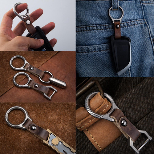 2 Hebillas De Llavero De Coche Clip De Llave De Lujo Para