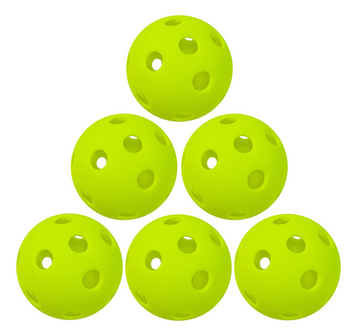 Pickleball Incluye 12 Bolas Con Hoyos Interiores Para Pickle