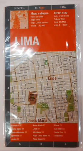 Lima City Map - De Dios, Julián