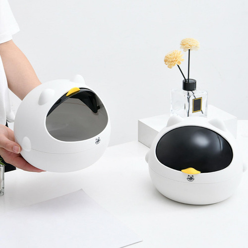 Cubo De Basura De Escritorio Con Almohadillas