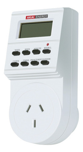 Imagen 1 de 2 de Timer Digital Reloj Programable Enchufable Cultivo Indoor