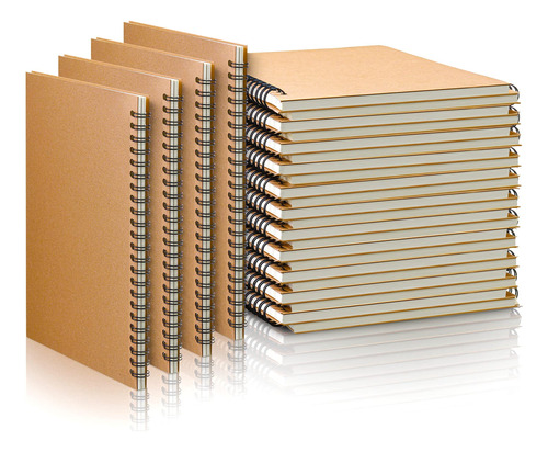 Paquete De 22 Cuadernos En Espiral A5 De Tapa Dura En Espira