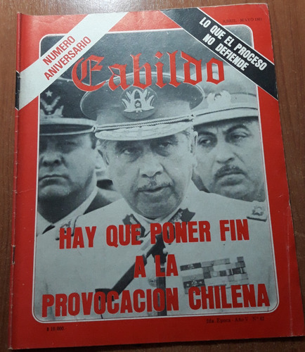 Revista Cabildo N°42   Abril-mayo De 1981   Pinochet