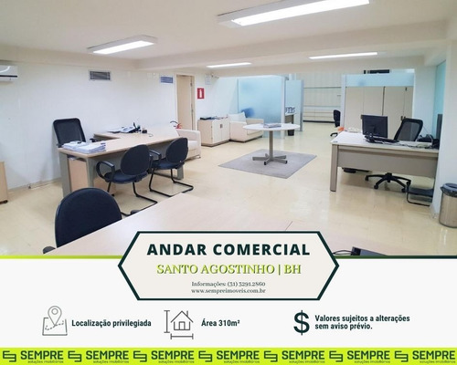 Imagem 1 de 17 de Andar/loja Para Alugar, 310 M² - Santo Agostinho - Belo Horizonte/mg - Ac0090