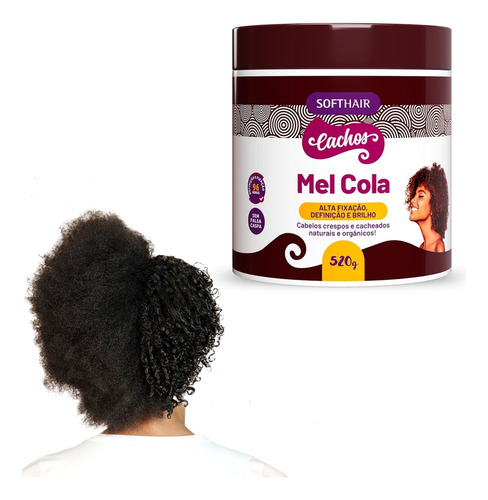 Gelatina Mel Cola Comprar Super Definição Fixação De Cachos