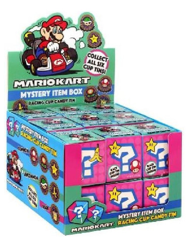 Dulces De Caramelo Edición Mario Kart Caja 18 Piezas