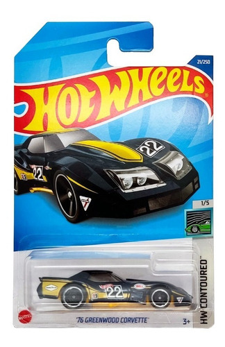 Greenwood Corvette 76 Black Hot Wheels 1/5 (21)