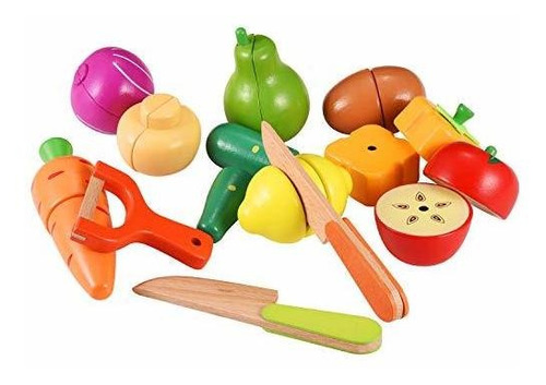 S De Madera Comida Para La Cocina De Los Niños: Juegu...