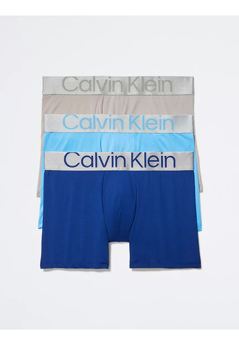 Boxer Calzon Calvin Klein 100% Microfibra Ropa Int 3 Piez