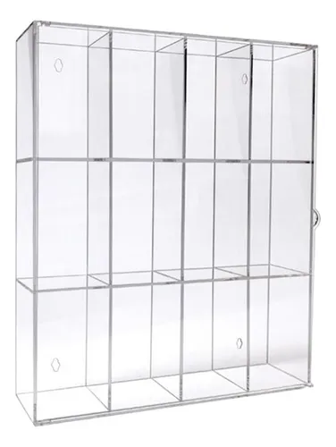 . Vitrina Acrílica De 3 Compartimentos Muñecas Juguetes