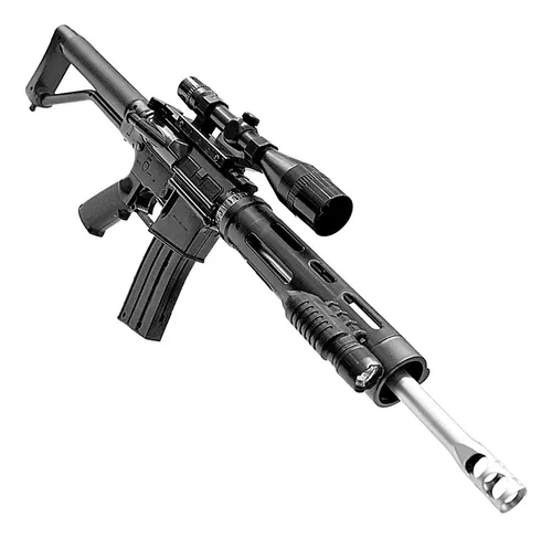 Rifle Airsoft M4 Replica Resorte 6 Mm Pistola Regalo Balines