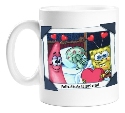 Taza Bob Esponja San Valentín