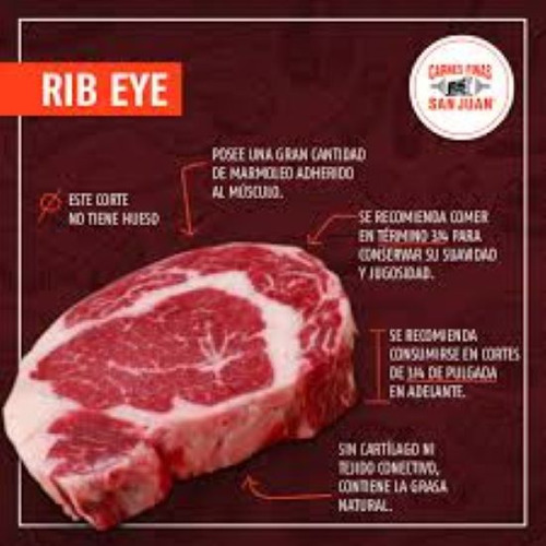 Carne Para Asar Rib Eye 3 Kg Carnes Finas San Juan Monterrey