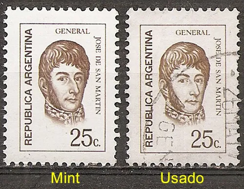 Argentina Gj 1530 Mint Y Usado Mt 881 San Martín