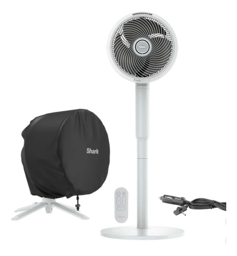 Ventilador Shark Flexbreeze Portable Con Pedestal 11.913 Cm Blanco Negro Plástico 3