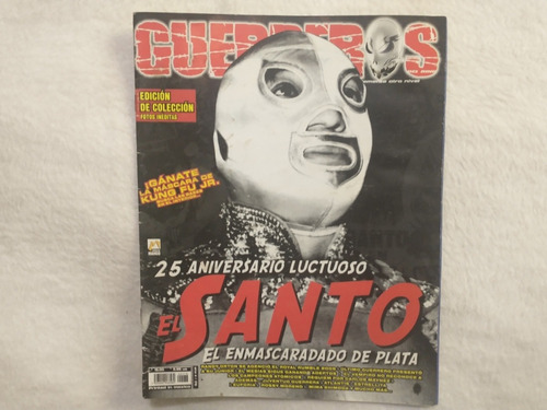 Revista  Guerreros Del Ring El Santo 25 Aniversario Luctuoso