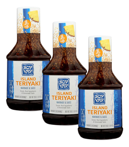 Soy Vay Isla Teriyaki (3x20 Oz)