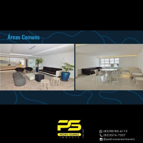 Imagem 4 de 7 de Cobertura Com 3 Dormitórios À Venda, 127 M² Por R$ 946.485 - Tambaú - João Pessoa/pb - Co0105